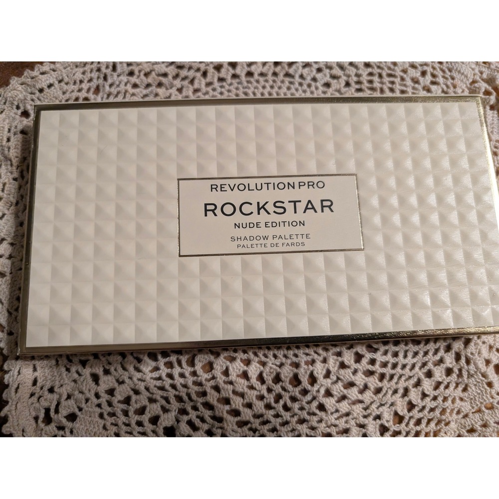 Revolution Pro Rockstar Nude Edition Shadow Palette 18 Shade Neutral Glitter NEW
